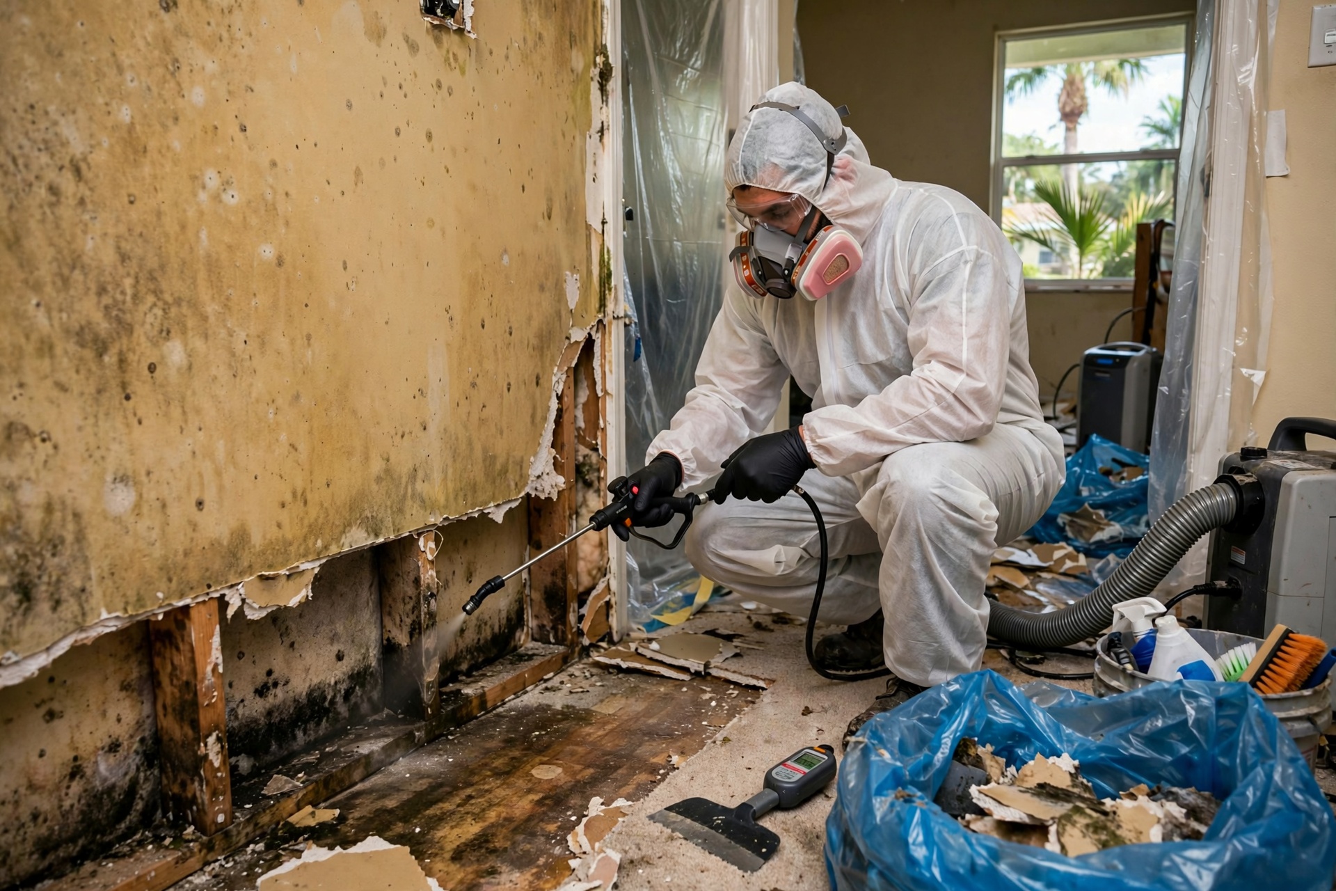 Post-Flood Mold Treatment in Fort Myers, FL